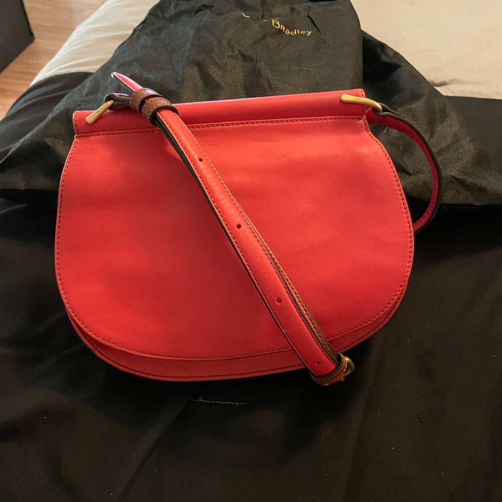 Vera Bradley Leather Carson Saddle bag